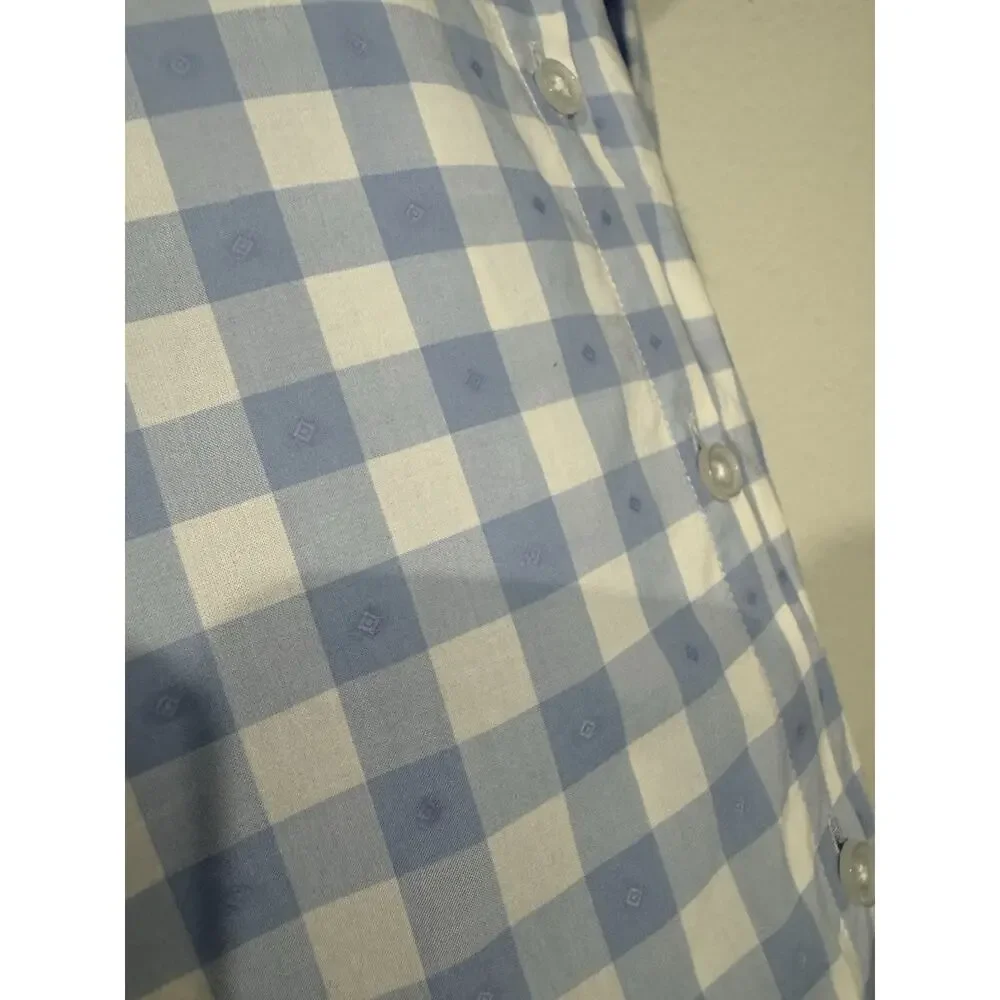 Hill House The Colette Dress Blue Jacquard Check Size Small NWT - Picture 12 of 12